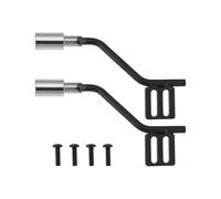 The Lord of the Tools 1 par de accesorios de tubo de escape de metal para decoración de coche RC compatibles con Axial 1/10 Scx10