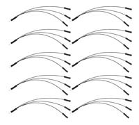 The Lord of the Tools 10 cables macho a hembra Du-pont de 2,54 mm de paso de 28 AWG para impresoras 3D de placa base de PC, 140 mm