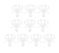 The Lord of the Tools 10 Piezas Soportes Clip Retención Tubo Línea Freno 281611767 Compatible con Bus T2 T3 T4 Clips Varilla Soporte Tubo Plástico 4,2mm ID Piezas de Repuesto Automóvil