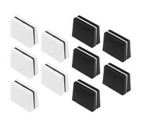 The Lord of the Tools 10 unidades Fader Cap Fader Schiebeknopf Mixpult Equalizer-Fader-Kappe Kompatibel mit Pioneer DJM350 400 500 700 750 800 850 Schwarz und Weiß