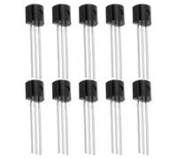 The Lord of the Tools 10pcs Transistores J201 de Canal N 50 MA 40 V JFET TO-92 para Amplificación de Audio Circuitos de Alta Impedancia de Entrada