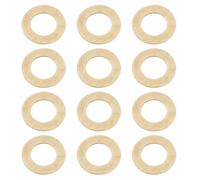 The Lord of the Tools 12 arandelas de latón para guitarra de 0,5 x 0,9 cm, arandelas planas de latón 002-2335-049 para varillas de armadura vintage y bajo de guitarra