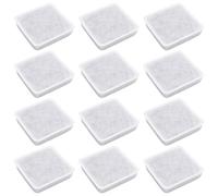 The Lord of the Tools 12 Piezas de Repuesto para Filtro Dispensador de Agua para Mascotas 55x55x15mm Compatible con Petmate Repledish Compatible con Petmate Mason Dispensador de Agua