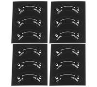 The Lord of the Tools 12x Pegatinas de Dirección de Bloqueo Y Desbloqueo Indicador de Bloqueo Del Lado Izquierdo para Espacios Públicos 8x3cm