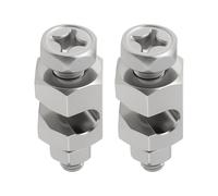 The Lord of the Tools 2 Abrazaderas de Conexión A Tierra para Paneles Solares para Cables Fotovoltaicos de 2,5/4/6/10 Y 14/12/10/8/6 Mm²/AWG