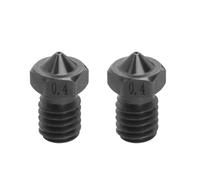 The Lord of the Tools 2 boquillas para impresora 3D de acero endurecido de 0,4 mm, boquilla de alta temperatura compatible con V6 Hotend compatible con Prusa i3 MK3 MK3S