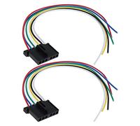 The Lord of the Tools 2 conectores de arnés de cableado para lámpara trasera 1778452 compatible con Transit Mk6 Mk7 2006-2014 6 pines 30 cm