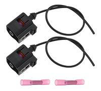 The Lord of the Tools 2 conectores de enchufe de sensor de presión de aceite de 1 pin con cable 1J0973701 compatible con A3 A4 A5 A6 compatible con Golf compatible con Jetta