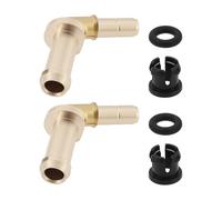 The Lord of the Tools 2 conectores de tubo de salida de agua para termostato LR049990 LR048474 C2Z28258 compatible con Range Rover Sport Discovery4