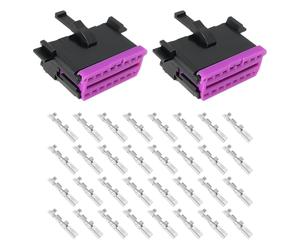The Lord of the Tools 2 conectores OBD 2 de 16 pines de repuesto 8D0972695 compatible con VW compatible con Audi compatible con vehículos Skoda OBD 2 kit de reparación