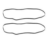 The Lord of the Tools 2 correas de transmisión para tocadiscos compatibles con Technics FG Servo SL-BD3 SL-BD20D SL-BD22 SLBD250, ancho 5 mm, diámetro 191 mm