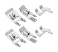 The Lord of the Tools 2 Juegos de Accesorios para Prensatelas para Máquina de Coser Doméstica Kit de Prensatelas A Presión de Vástago Bajo Compatible con Máquina de Coser Singer 446014