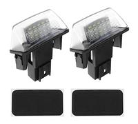 The Lord of the Tools 2 luces de matrícula de coche SMD LED para matrícula compatible con 206 207 407 406 306 307 308 5008 C3 C3 II C3 Picasso C4 Picasso C5 II C6