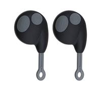 The Lord of the Tools 2 Piezas 2 Botones para Llave Coche Carcasa Repuesto Carcasa Mando A Distancia Inteligente Sin Llave Compatible con Cobra Alarm 7777 1046 3193 3196 3198 3993 3998 7928 8186 8888