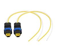 The Lord of the Tools 2 Piezas Conector Arnés Enchufe Reparación Alternador 2 Pines Conector Cable Enchufe Alternador Reparación Arnés Cables Alternador PL12-WL con Cable 20cm Compatible con Bosch