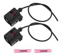 The Lord of the Tools 2 Piezas Conectores de Enchufe de Sensor de Presión de Aceite de 1 Pin con Cable 1J0973701 Compatible con A3 A4 A5 A6 Compatible con Golf Compatible con Jetta