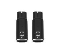 The Lord of the Tools 2 Piezas Convertidores de Carga para Afeitadora Tipo C de 4,3V 500mA A00390 Compatible con Philips Compatible con Norelco Compatible con Oneblade QP2520 QP2515