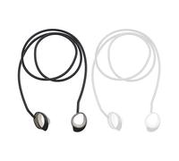 The Lord of the Tools 2 Piezas Correa Antipérdida Silicona para Auriculares Inalámbricos Compatible con Galaxy Buds/Buds Plus Correas para Auriculares Correa para Auriculares Cuerda Blanco Y Negro