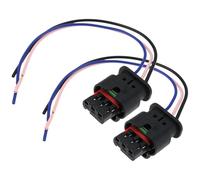 The Lord of the Tools 2 piezas de 3 pines PDC sensor de aparcamiento conector conector arnés de cables 1488991-1 compatible con Land Rover