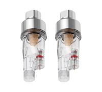 The Lord of the Tools 2 Piezas de Filtro para Pistola Pulverizadora en Miniatura con Rosca BSP de 1/8 Pulgadas Compresor de Aire Separador para Todos Los Aerógrafos con Rosca BSP de 1/8 Pulgadas