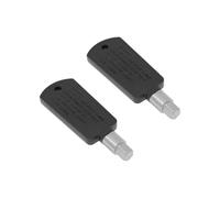 The Lord of the Tools 2 piezas de mini cerradura de llave de refrigerador para puerta de congelador, accesorios de llave de agujero pentagonal para caja de distribución de chasis, refrigerador, 5,8 x