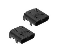 The Lord of the Tools 2 Piezas Puerto de Carga con Conector de Alimentación de CC Tipo C de Compatible con DELL Latitude 7390 2 en 1 P29S P29S0015285 5289 7389 5290 Laptop Negro