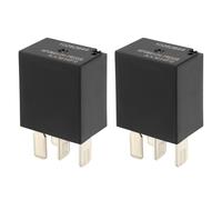 The Lord of the Tools 2 Relés de Ventilador de Aire Acondicionado para Coche 12V 20A 4 Pines HFV6/012H-TR de Nueva Energía Compatible con Lancia Compatible con Fiat Color Negro