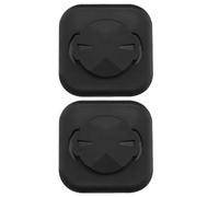 The Lord of the Tools 2 soportes para teléfono celular compatibles con Garmin Edge Bike Computer Mount antideslizante adaptador de montaje adhesivo para teléfono de 40 x 40 mm, plástico negro