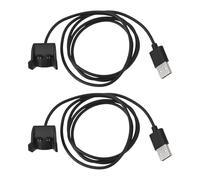 The Lord of the Tools 2 Unidades Cable de Carga USB para Reloj Inteligente (5 V 1 A 1 M) Compatible con Garmin Vivosmart HR HR+ Approach X40