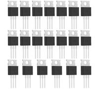 The Lord of the Tools 20 Piezas IRF1404 TO-220 de Canal N Enchufable 40 V 160 A 333 W para Panel Solar de Vehículo Eléctrico Iluminación LED Amplificador de Audio