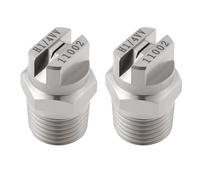 The Lord of the Tools 2x Boquilla de Alta Presión con Rosca Macho BSPT de 1/4" Orificio 0.91mm ángulo de Pulverización de 110° Compatible con Prochem