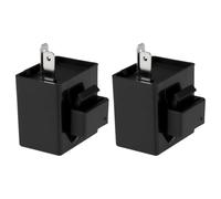 The Lord of the Tools 2X Relés Intermitentes Independientes de La Carga 6-12 V 15 A para Luces LED de Motocicleta 25 X 35 X 36 Mm