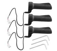 The Lord of the Tools 3 Piezas de 22mm de Agarre de La Bicicleta Eléctrica Puños Giratorios del Manillar del Acelerador Piezas del Scooter Eléctrico para La Bicicleta Eléctrica Y El Scooter Negro