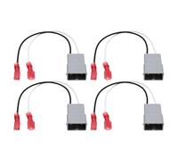The Lord of the Tools 4 adaptadores de altavoz de 12 V, cable de 2 pines, compatible con Honda compatible con Accord compatible con Civic CR-V CR-X CR-Z FR-V H-RV