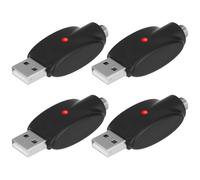 The Lord of the Tools 4 cargadores inteligentes USB con rosca 510 con indicador LED de protección de sobrecarga para laptop, cargador de coche, linterna