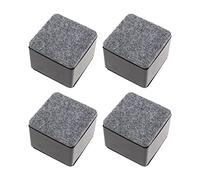 The Lord of the Tools 4 Piezas Elevadores de Muebles de Elevación Elevadores de Escritorio de Fieltro No Tejido de Acero Al Carbono Elevadores de Alta Resistencia Soporte 500 KG