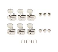 The Lord of the Tools 6 afinadores de guitarra en línea vintage 1+4+1 clavijas de afinación de 28 x 17 mm, 25 x 17 mm, 0047912049 compatibles con Fender Strat Tele Jaguar