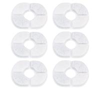 The Lord of the Tools 6pcs Filtros para Fuente Agua para Gatos 10,8 X 8,8 Cm Filtros Redondos Compatible con Pawaboo Fuentes Agua para Gatos 2,5 L