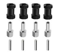 The Lord of the Tools Adaptador Hexagonal RC de 12mm Adaptador Controlador Metal Cubo Hexagonal Rueda Extensión RC de 20mm Compatible con Axial Scx10 Rc4wd D90 1/10 Coche Trepador Control Remoto