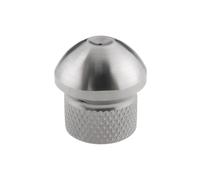 The Lord of the Tools Boquilla de Limpieza de Tuberías de Acero Inoxidable de 1/8" 4 Orificios para Limpiar Tuberías de Desagüe Lavabos Duchas Color Plateado