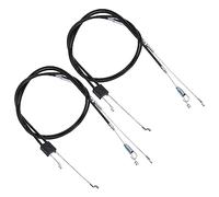 The Lord of the Tools - Cable de acelerador y cable de embrague para cortacésped compatible con Einhell compatible con cortacéspedes de césped, cable de tracción control, longitud 1515 mm y 1320 mm