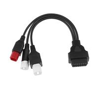 The Lord of the Tools Cable Diagnóstico OBD2 3 4 Y 5 Pines Adaptador Lector Código Falla OBD Herramientas Diagnóstico Sistema Motor OBD-II Motocicleta Compatible con Yamaha X-MAX T Motocicleta