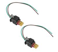 The Lord of the Tools Conector Precableado para Automóvil de 2 Pines 4F0973702A 4F0973702 Compatible con Audi Compatible con VW Compatible con Skoda con Cable