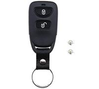 The Lord of the Tools Funda para Llave de Coche Compatible con Hyundai Elantra Santa Fe Matrix Trajet I20 I30 Reemplazo de Entrada Sin Llave Smart Remote Key Fob Shell Carcasa 2 Botones