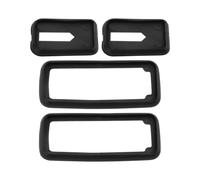 The Lord of the Tools Juego de 2 pares de sellos de manija de puerta, pieza de repuesto 191837209S 191837211 compatible con VW Golf 1 2 Cabrio Scirocco 4C11
