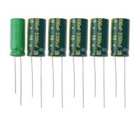 The Lord of the Tools Kit de 6 Condensadores para CPU de Consola de Juegos de 10 V Y 3300 Uf Y Supercondensador de 2,5 V Y 1 F Compatible con Xbox Original para Solucionar Problemas de Alimentación
