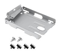 The Lord of the Tools Soporte de disco duro de 6,3 cm compatible con PS3 CECH-400X Series Super Slim HDD Soporte de montaje adaptador de bandeja de soporte con tornillos
