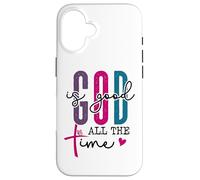 The Lord Your God is Good All The Time Christian Bible Verse Carcasa para iPhone 16