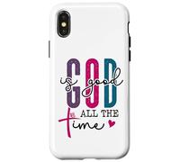 The Lord Your God is Good All The Time Christian Bible Verse Carcasa para iPhone X/XS