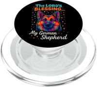 The Lords Blessing - Pastor Alemán, diseño Colorido PopSockets PopGrip para MagSafe